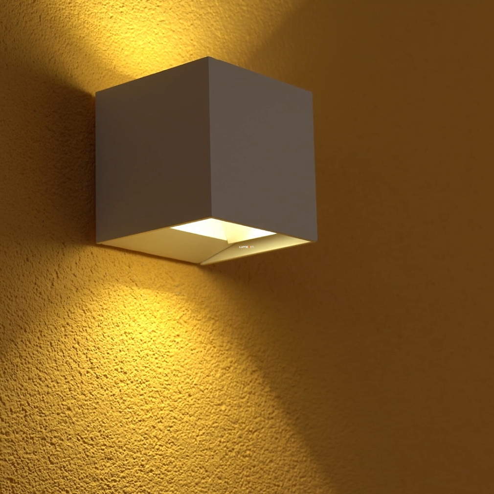 LED-es fali kocka lámpa kültérre (Calpino)