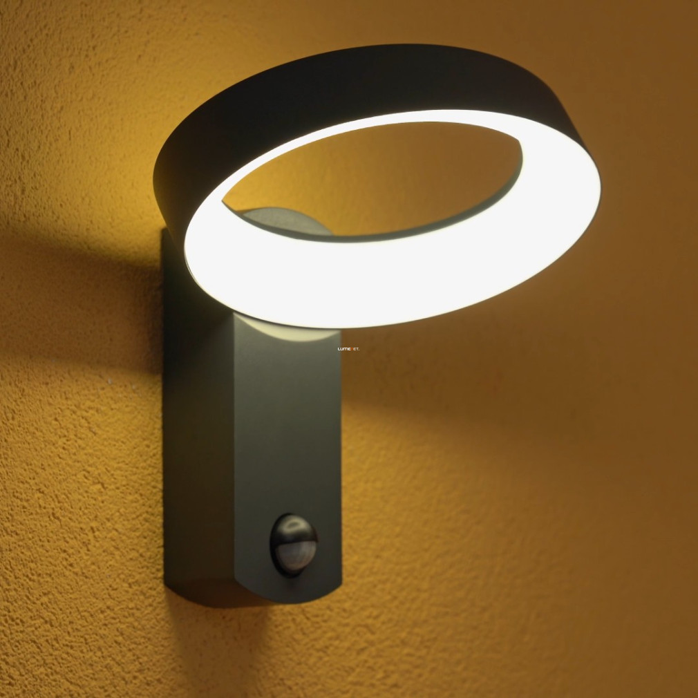 Mozgásérzékelős kültéri fali LED lámpa modern stílusban (Pernate)