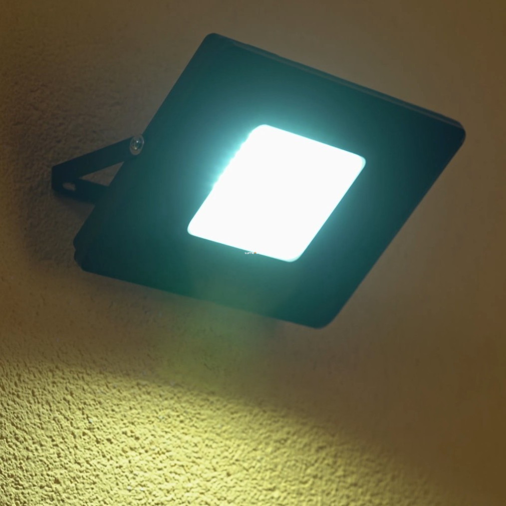 LED reflektor 30 W, hidegfehér, fekete (Faedo)
