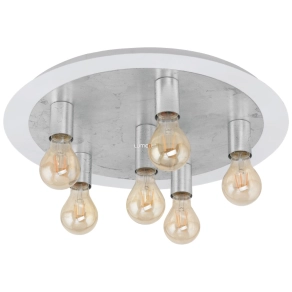   Mennyezeti lámpa hat foglalattal, fehér-ezüstszínű - Passano Eglo 97496