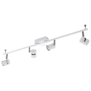   Spot lámpa négy foglalattal, fehér-nikkel színű - Vergiano Eglo 97509