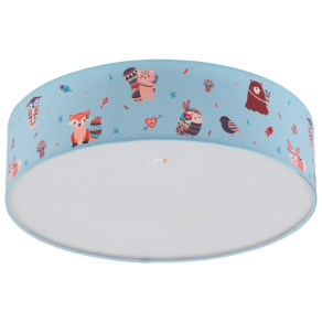   Mennyezeti gyereklámpa erdei állatkákkal, két foglalattal - Ruffo Eglo 97575