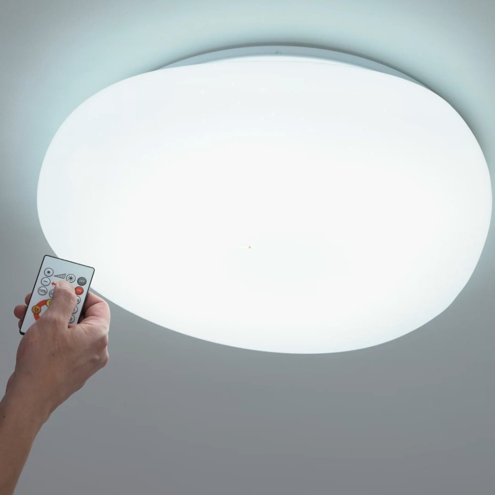 Távirányítós mennyezeti LED lámpa 21 W, hideg-melegfehér, fehér színű (Sileras)