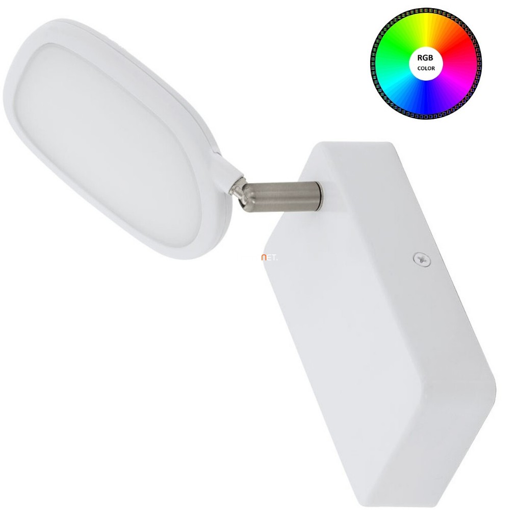 Szabályozható fali LED lámpa 5 W, hideg-melegfehér, fehér színű (Palombare RGBW)