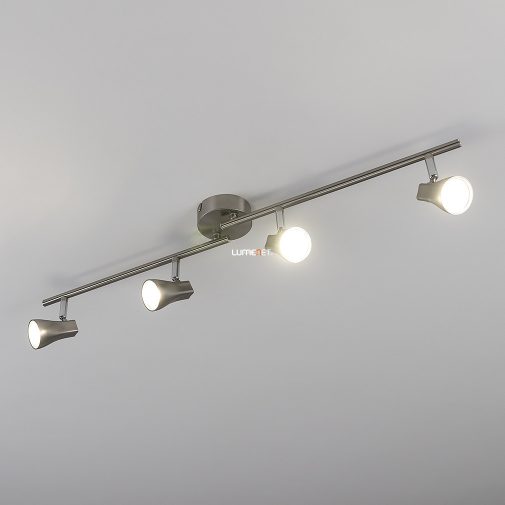 LED spot lámpa nikkel színben, 70 cm (Tiberio 1)