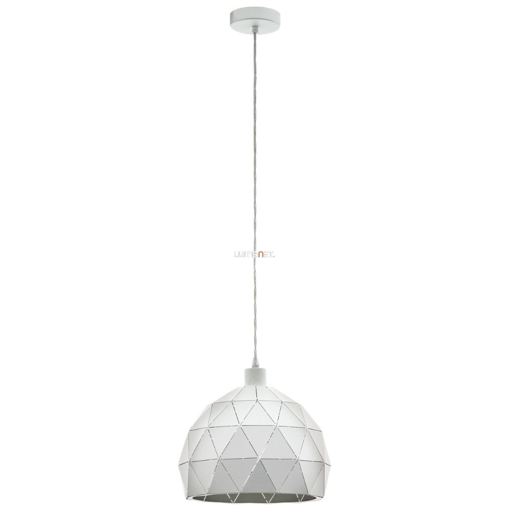 Bontott csomagolású Függesztett lámpa, 30 cm, fehér színű (Roccaforte)