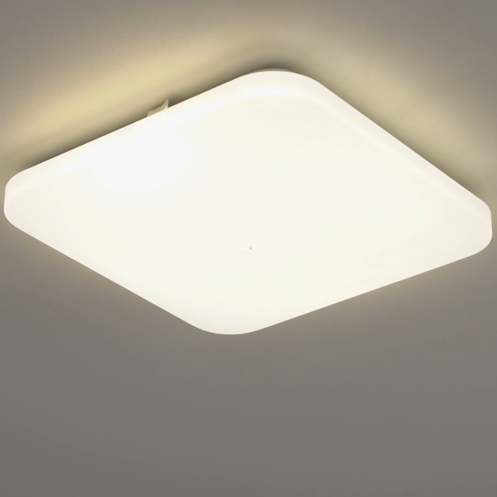 Bontott csomagolású Szögletes mennyezeti LED lámpa 17,3 W, melegfehér, fehér színű (Frania)