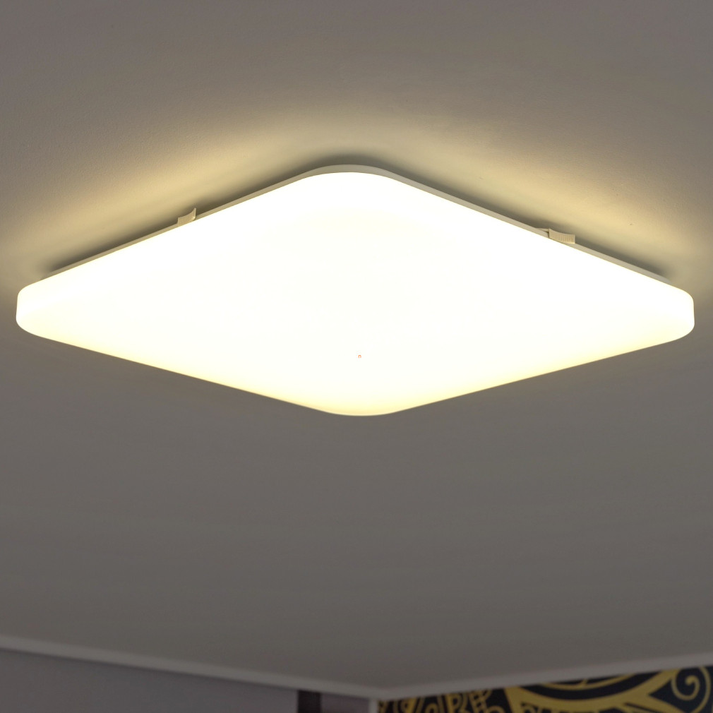 Csillám hatású mennyezeti LED lámpa, szögletes, 33,5 W, melegfehér, fehér színű (Frania)
