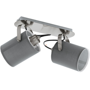   Spot lámpa két foglalattal, nikkel-szürke színű - Villabate Eglo 98139
