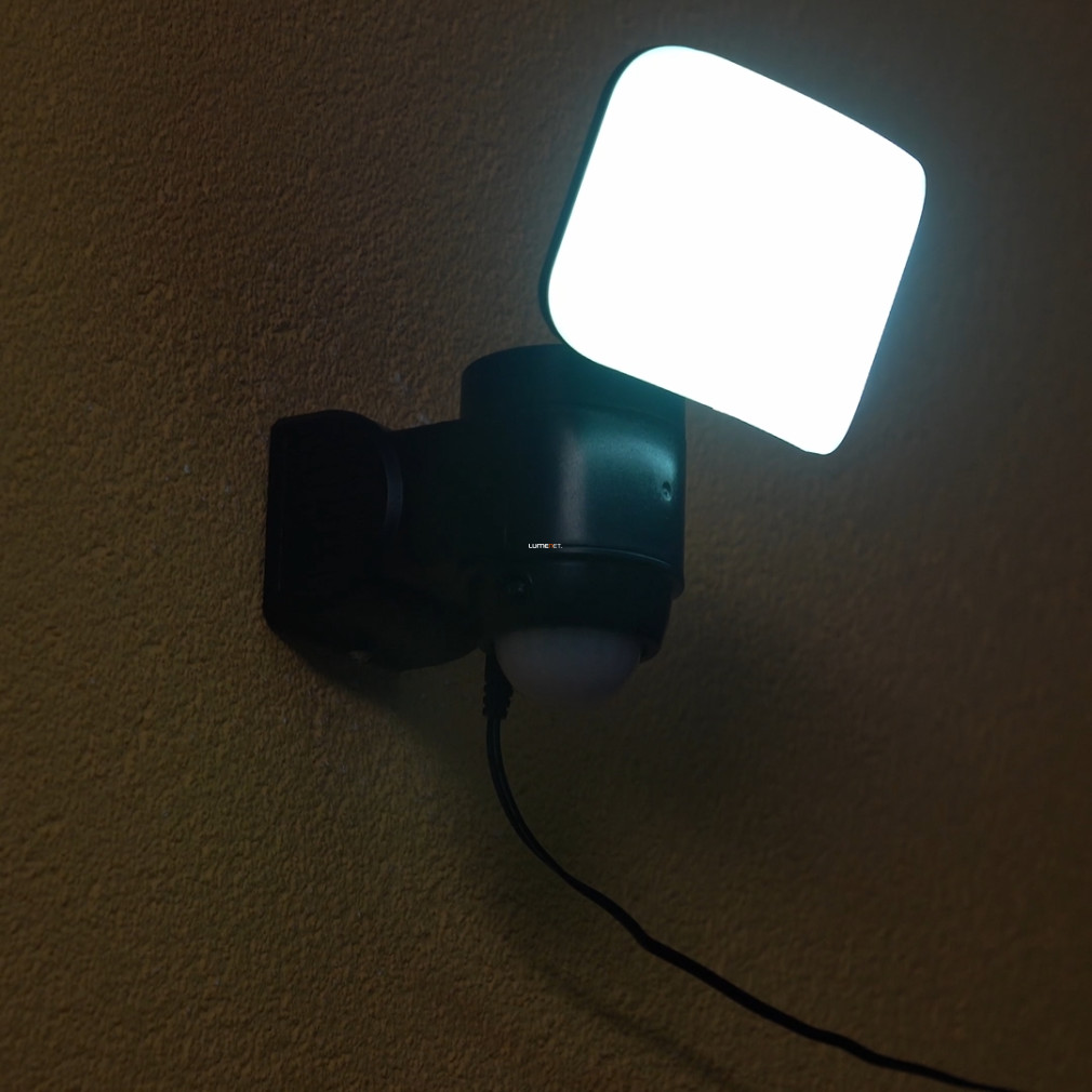 Napelemes LED reflektor mozgásérzékelővel, 5,4 W, extra hidegfehér, fekete-fehér színben (Casabas)