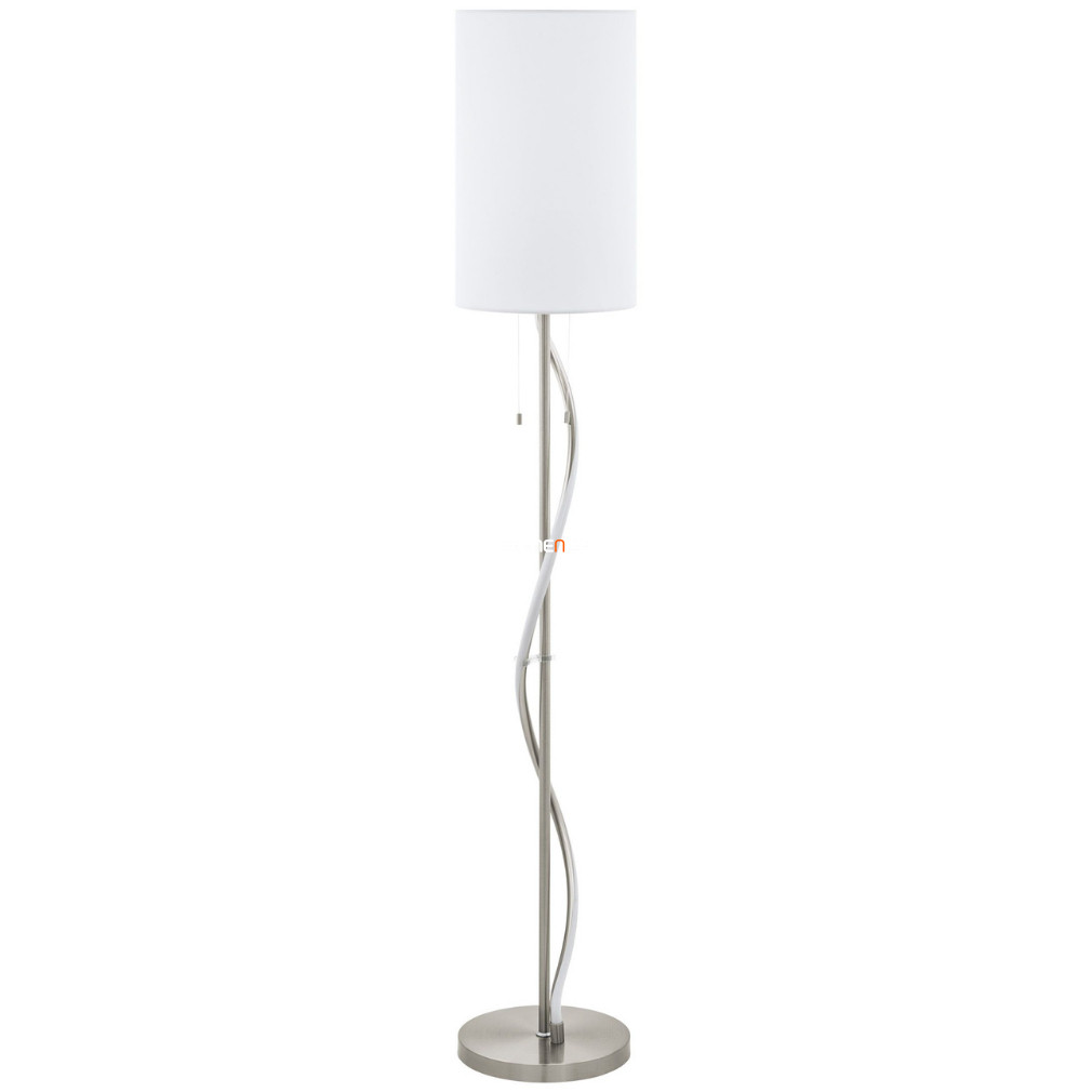LED állólámpa húzókapcsolóval 11,8 W, melegfehér, 148,5 cm, nikkel-fehér színű (Espartal)