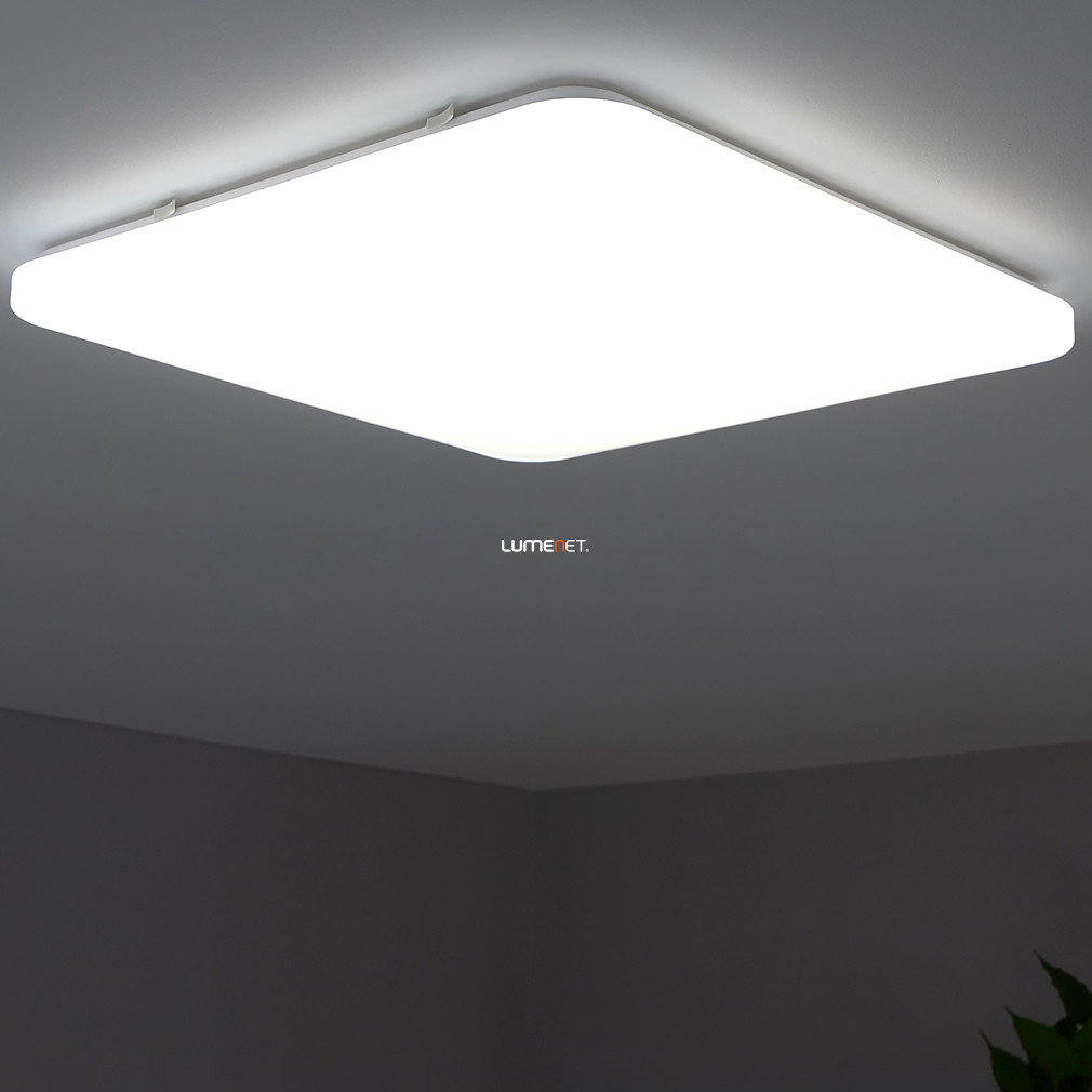 Csillám hatású mennyezeti LED lámpa, 53x53 cm (Frania-S)