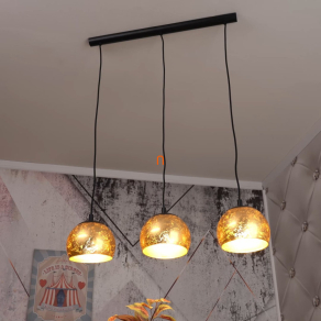   Függesztett lámpa három foglalattal, antikolt arany hatású - Albaraccin Eglo 98525