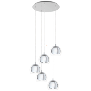   Függesztett lámpa öt foglalattal, króm - Rocamar Eglo 98596