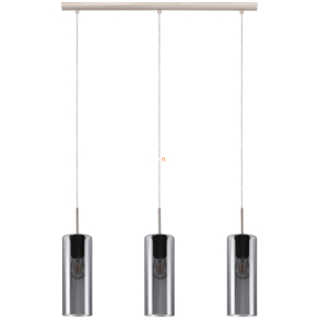   Függesztett lámpa három foglalattal, nikkel-füstszínű - Selvino Eglo 98695