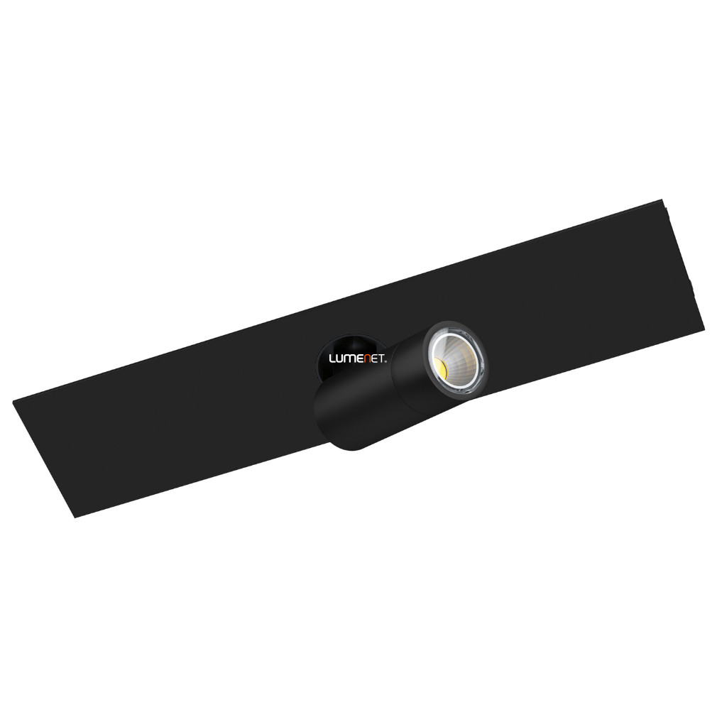 Sínre szerelhető LED spotlámpa 1x8,5 W, melegfehér, fekete (Spotlight)