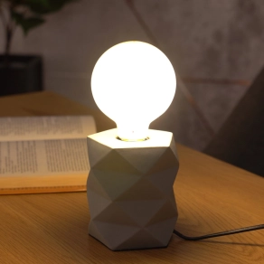   Cement asztali lámpa, 12 cm - Swarby Eglo 98859, 1xE27 foglalattal