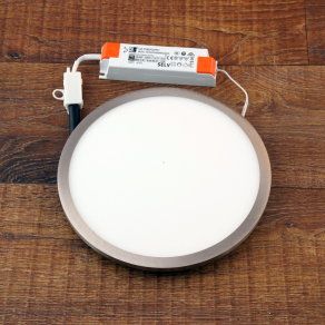   Süllyesztett LED panel 22 W, melegfehér, nikkel-fehér színű - Fueva Eglo 98866