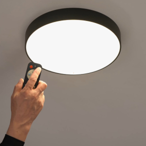   Távirányítós mennyezeti LED lámpa 18 W, hideg-melegfehér, fekete-fehér színű - Zubieta Eglo 98894