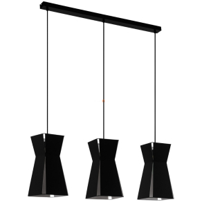   Függesztett lámpa három foglalattal, fekete-fehér színű - Valecrosia Eglo 99083