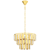 Arany színű kristály csillár glamour stílusban, öt foglalattal - Erseka Eglo 99098