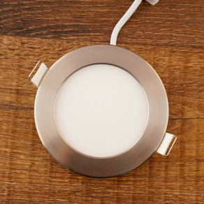   Süllyesztett LED spot lámpa 5,5 W, melegfehér, 11,7 cm, nikkel-fehér színű - Fueva Eglo 99137