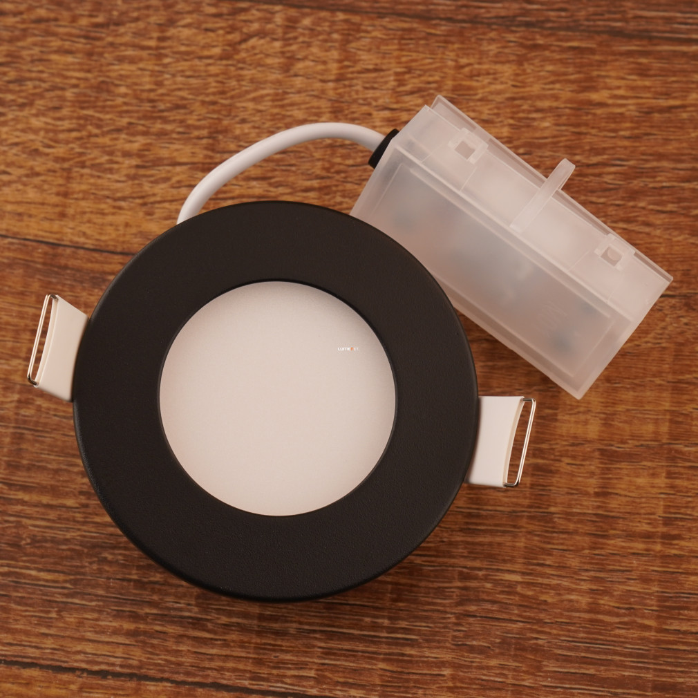 Bontott csomagolású Süllyesztett LED spotlámpa 2,7 W, hidegfehér, fekete-fehér színű (Fueva)