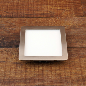   Süllyesztett LED spot lámpa, szögletes, 10,5 W, melegfehér, nikkel-fehér színű - Fueva Eglo 99168