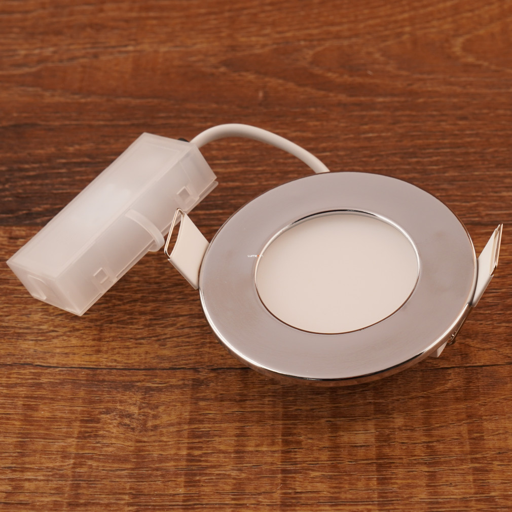 Süllyesztett LED spotlámpa 2,7 W, melegfehér, króm-fehér színű (Fueva)