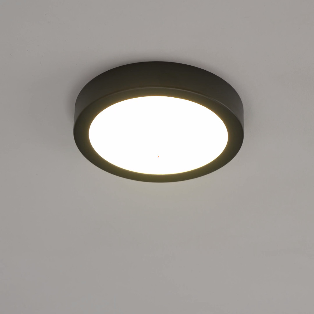 Mennyezeti LED lámpa, kerek, 10,5 W, melegfehér, fekete-fehér színű (Fueva)