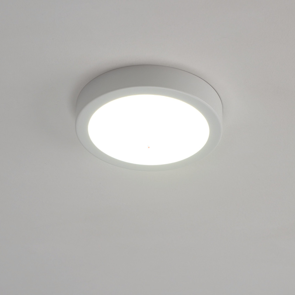 Mennyezeti LED lámpa, kerek, 10,5 W, hidegfehér, fehér színű (Fueva)