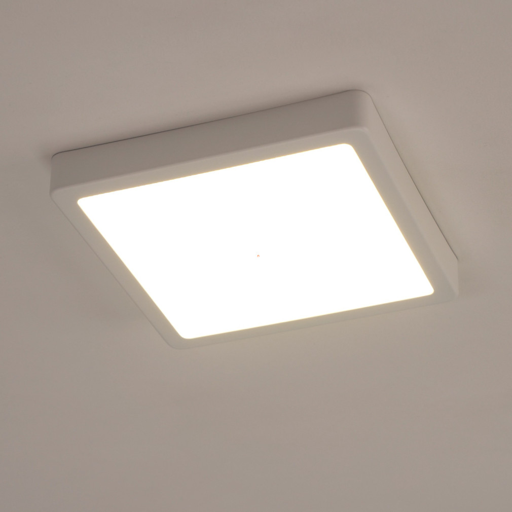 Mennyezeti LED lámpa, szögletes, 16,5 W, melegfehér, fehér színű (Fueva)