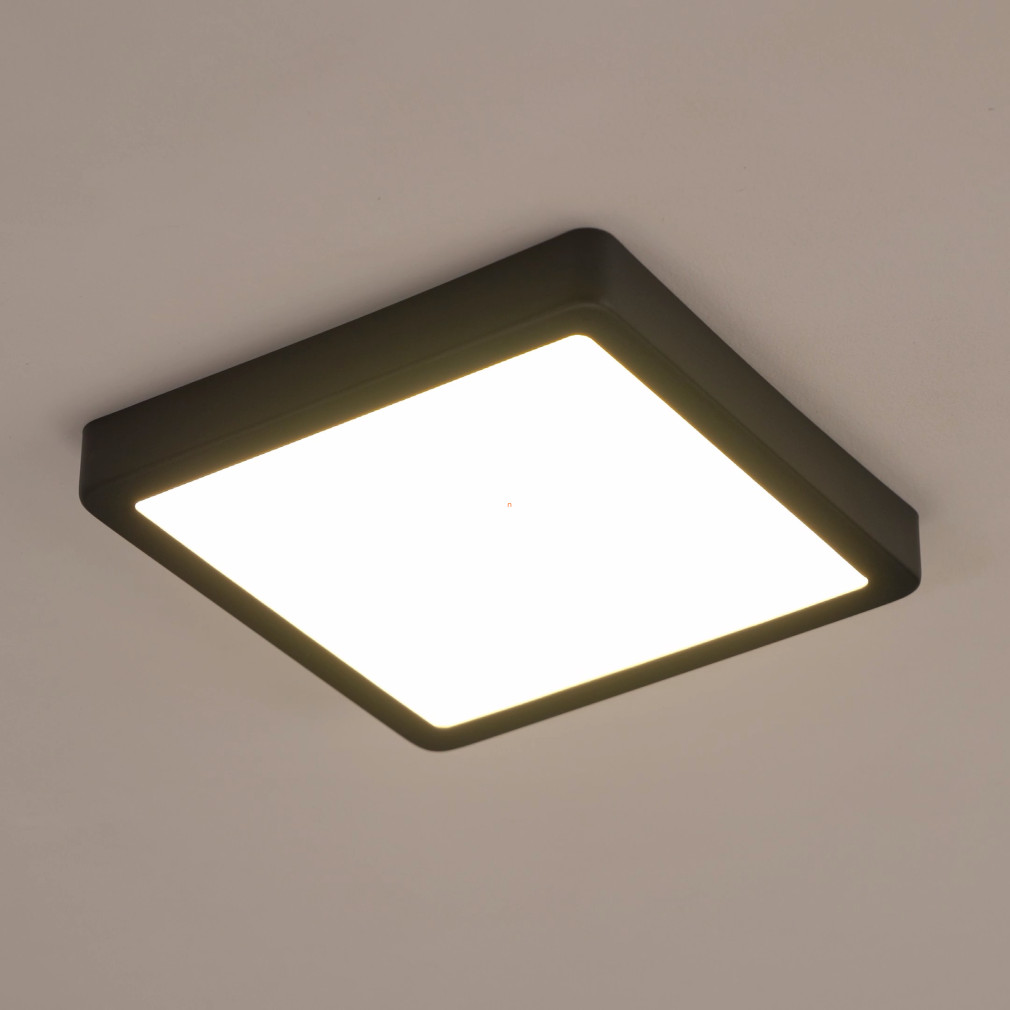 Mennyezeti LED lámpa, szögletes, 16,5 W, melegfehér, fekete-fehér színű (Fueva)