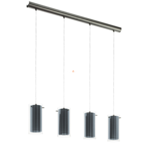   Függesztett lámpa négy foglalattal, szürke-nikkel színű - Pinto Eglo 99287