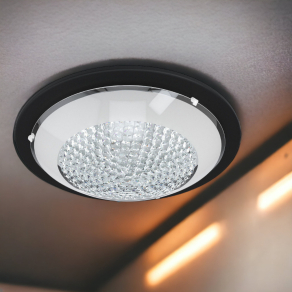   Mennyezeti LED lámpa 16 W, melegfehér, fekete-fehér - Acolla Eglo 99357