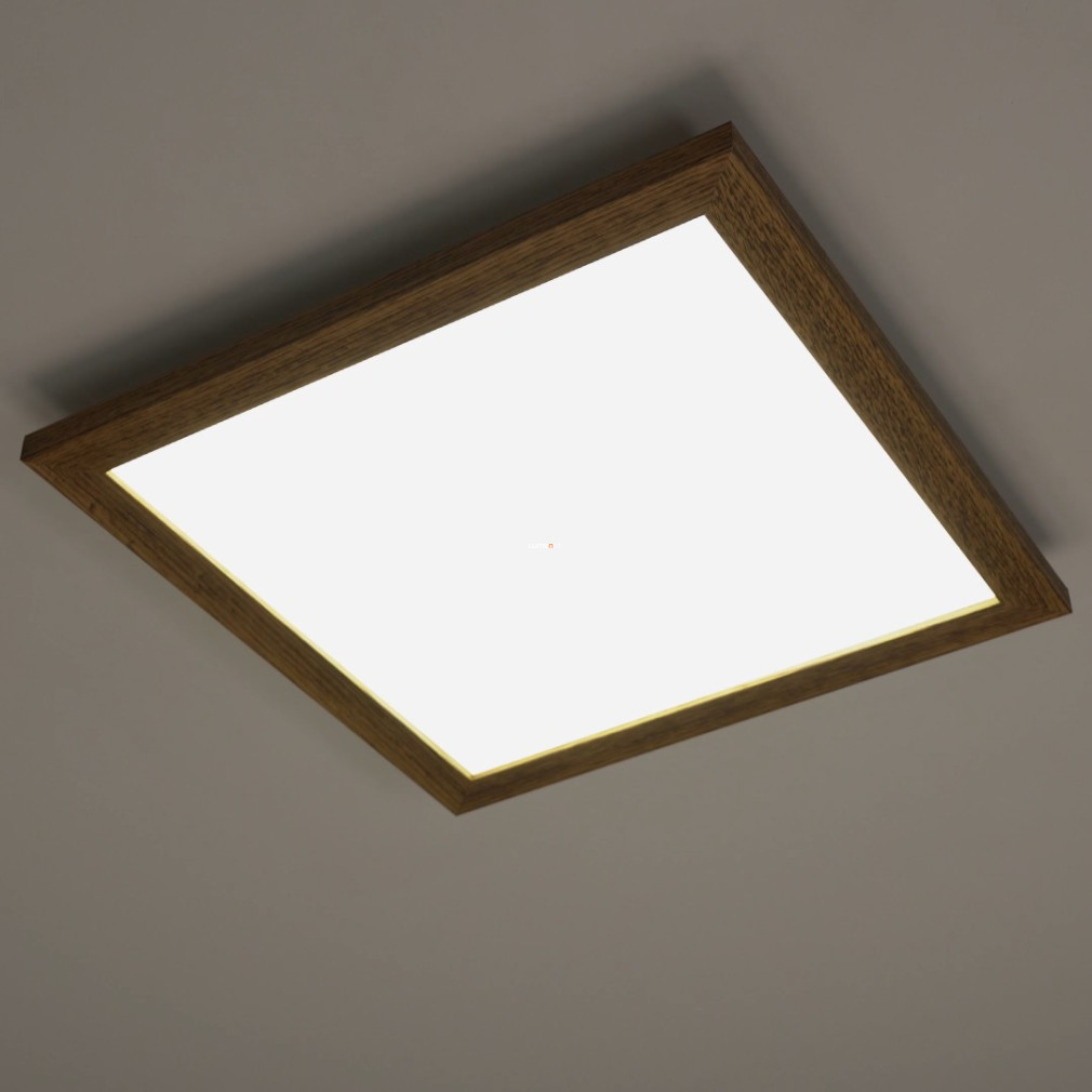 Rusztikus mennyezeti LED lámpa 20 W, hidegfehér, fehér-fa színű (Piglionasso)