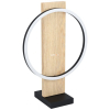 Fa asztali LED lámpa, kör 42 cm - Boyal Eglo 99469, 3000 K, 1700 lm, 12 W