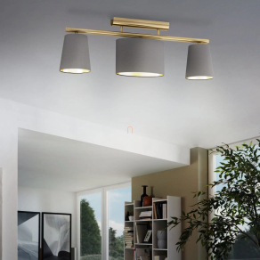   Mennyezeti lámpa három foglalattal, sárgaréz-barna színű - Almeida Eglo 99486