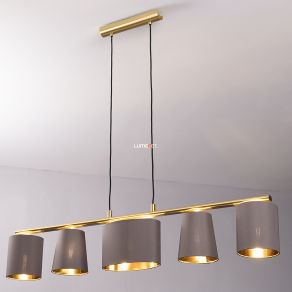   Különböző ernyős függesztett lámpa, sárgaréz-szürke - Almeida 2 Eglo 99487