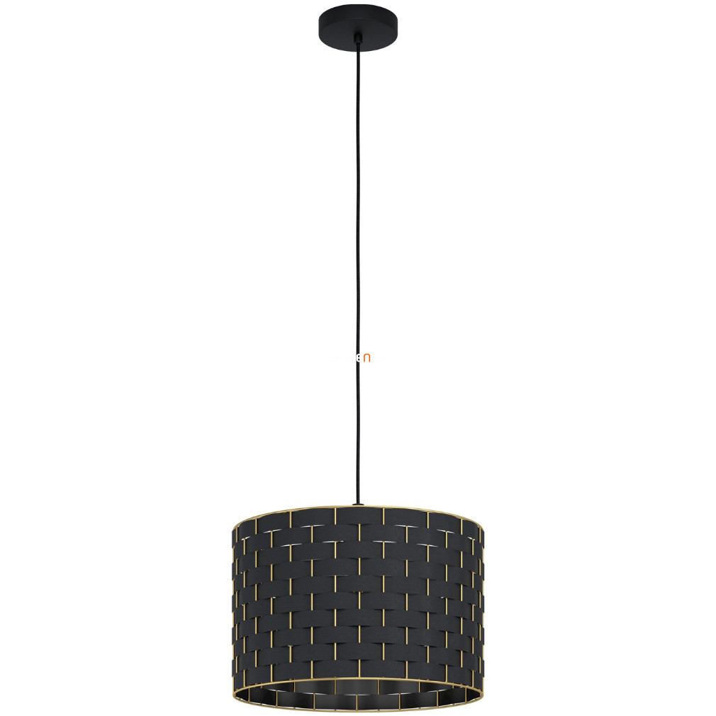 Függesztett lámpa, 38 cm, fekete-sárgaréz (Marasales)