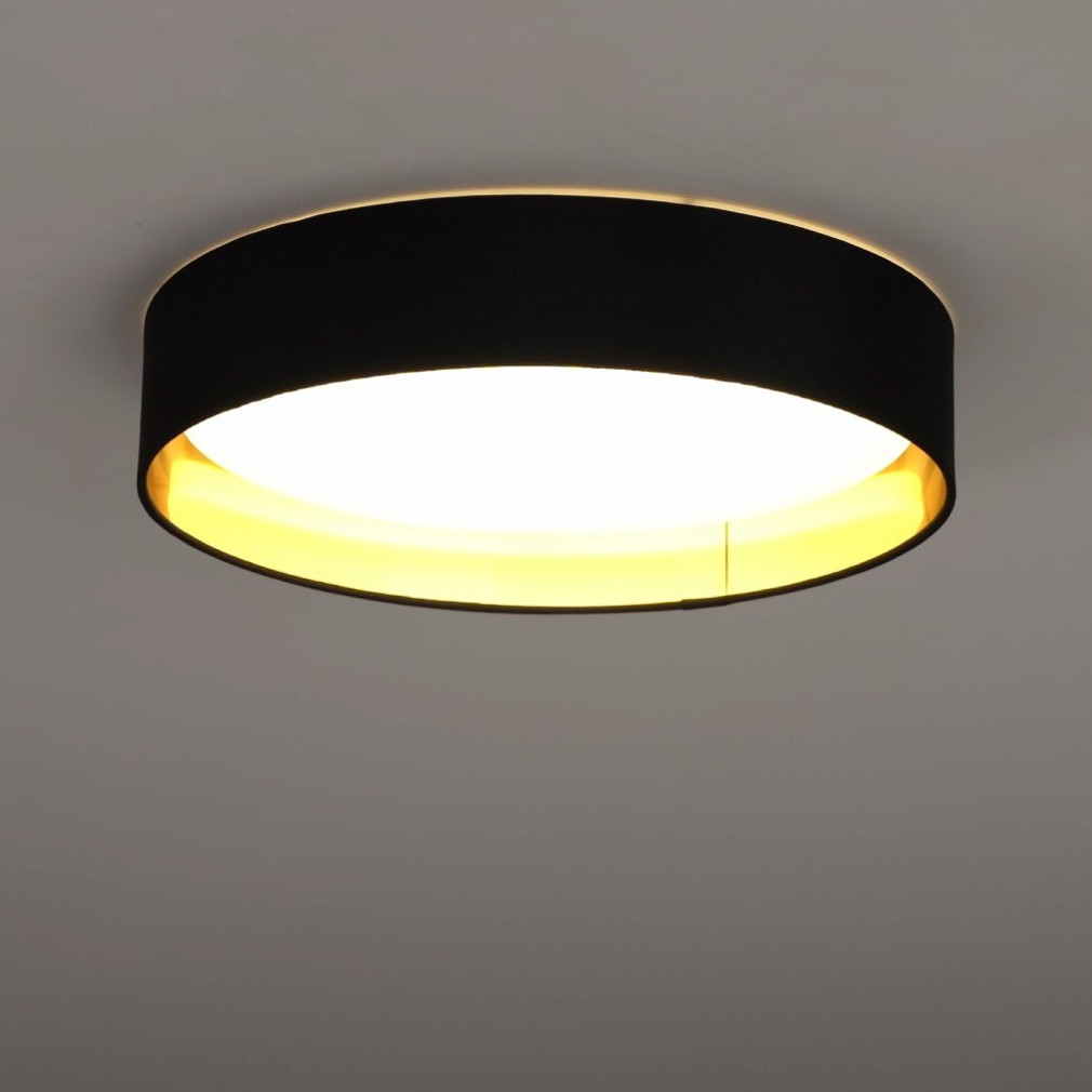 Mennyezeti LED lámpa 24 W, melegfehér, fekete-fehér-arany színű (Maserlo)