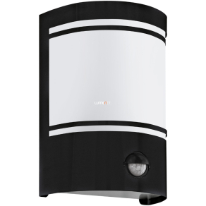   Kültéri mozgásérzékelős fali lámpa, fekete-fehér - Cerno Eglo 99566