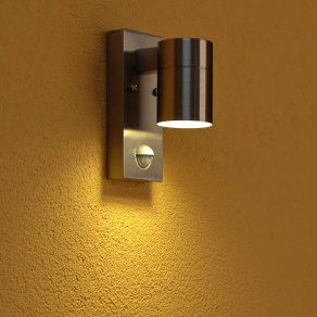   Kültéri mozgásérzékelős fali lámpa nikkel színben - Riga 5 Eglo 99569