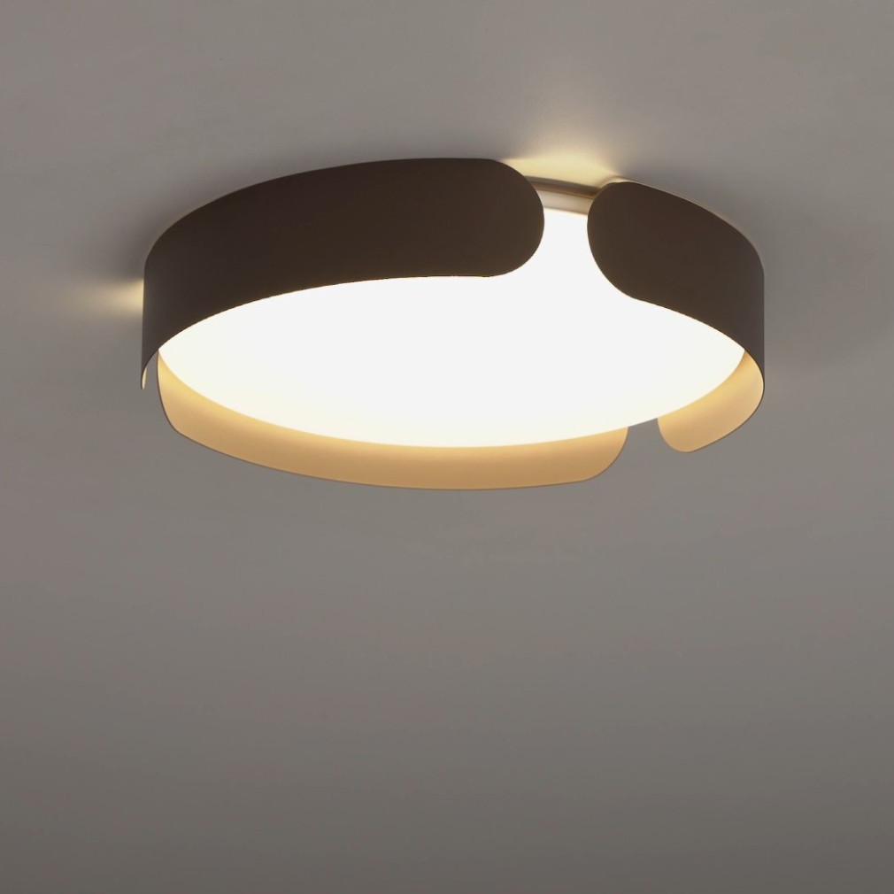 Mennyezeti LED lámpa 24 W, melegfehér, kávé-fehér színű (Valcasotto)