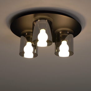   Mennyezeti lámpa három foglalattal, fekete - Gorosiba Eglo 99631