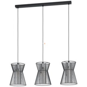   Függesztett lámpa három foglalattal, fekete - Maseta Eglo 99634