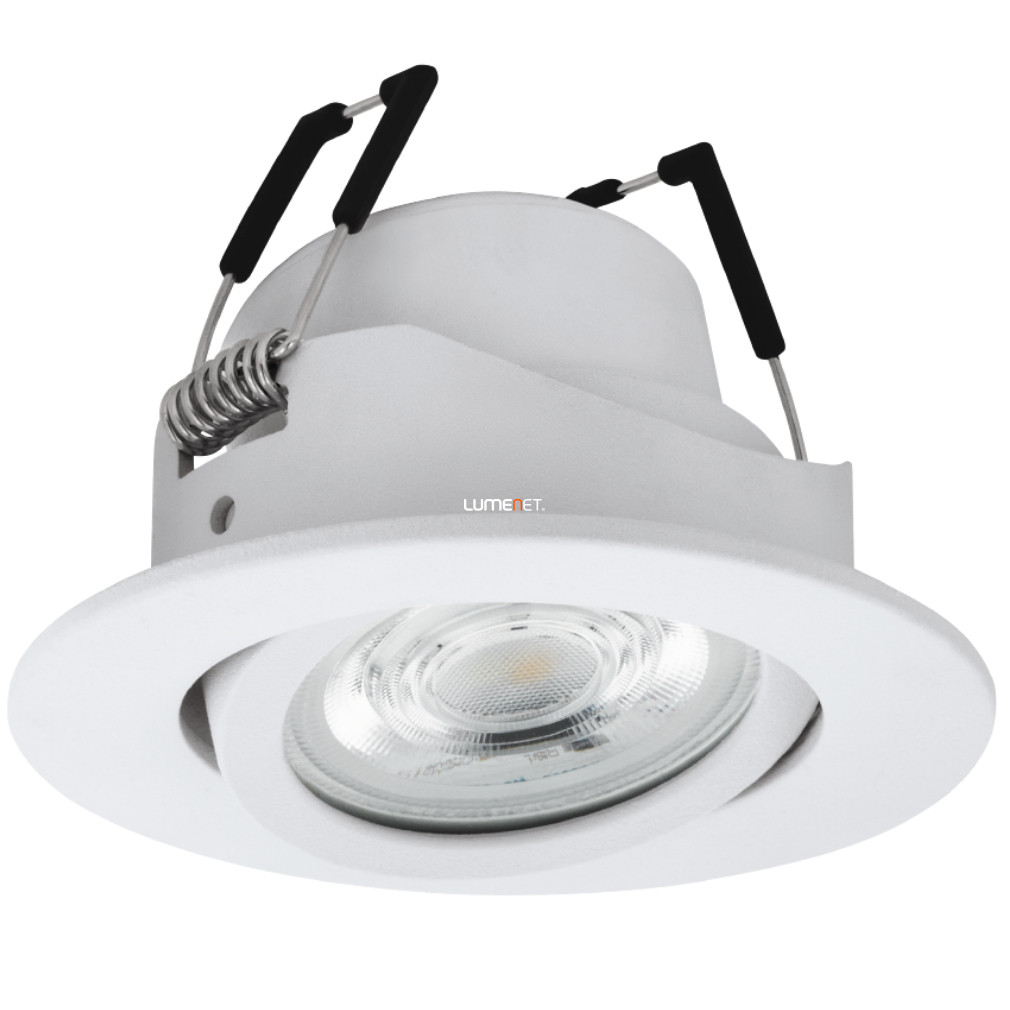 Szabályozható süllyesztett LED spotlámpa, szögletes 5 W, hideg-melegfehér, fehér színű (Saliceto RGBW)