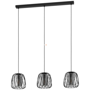   Függesztett lámpa három foglalattal, fekete - Floresta Eglo 99706