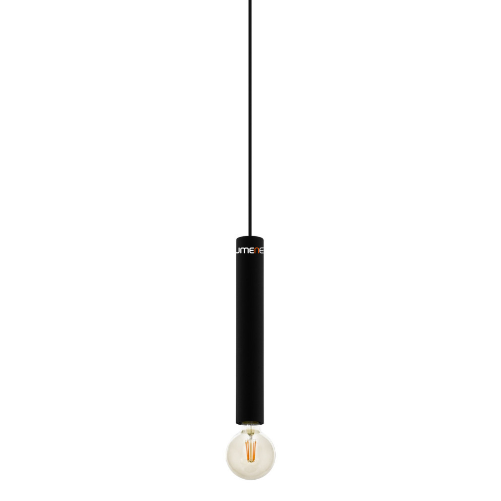 Függesztett lámpa, 110 cm, fekete (Cortenova)