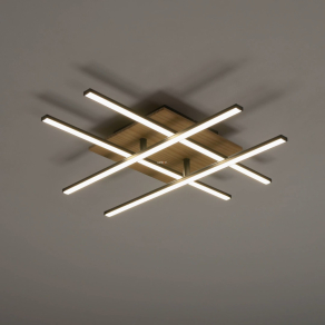   Mennyezeti LED lámpa 4x5,25 W, melegfehér, fekete-fa-fehér színű - Marinello Eglo 99793